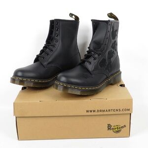NEW IN BOX Dr. Martens 1460 Leather Vonda Mono Women’s Floral Boots—Size 9 U.S